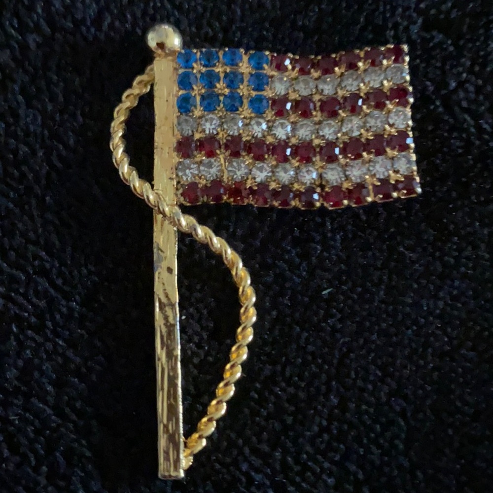 American flag fashion pin - Picture 1 of 2